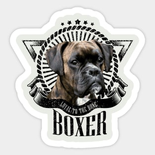 Boxer dog Sticker